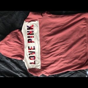 Pink sweatshirt